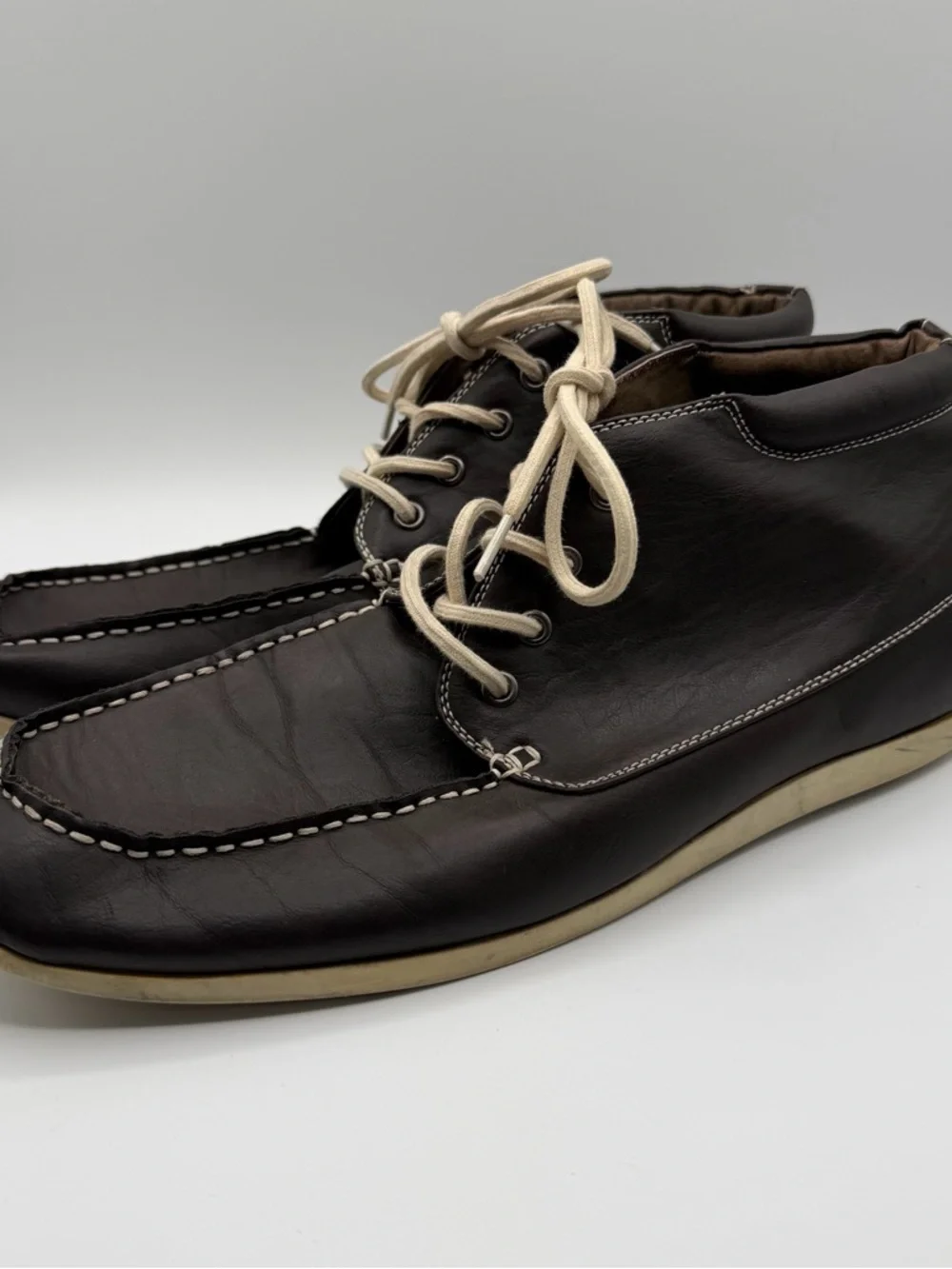Madden M-Graver Chukka Boots Mens 13 Brown Moc Toe Lace Up Casual Shoes